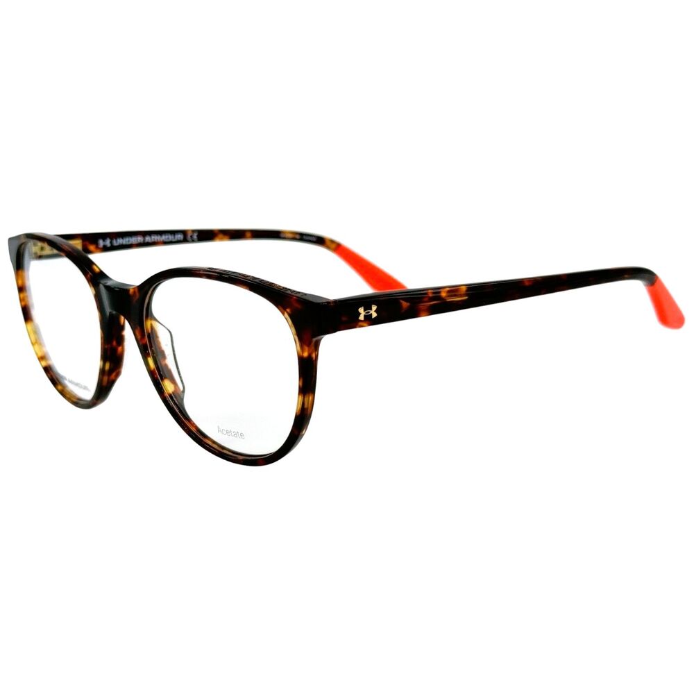 Under Armour UA5020 Womens Plastic Eyeglass Frame 086 Havana 52-18 Spring Hinges